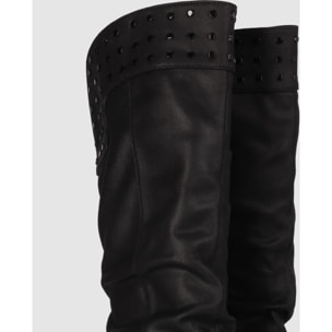 Botas - Negro - Tacón: 7 cm