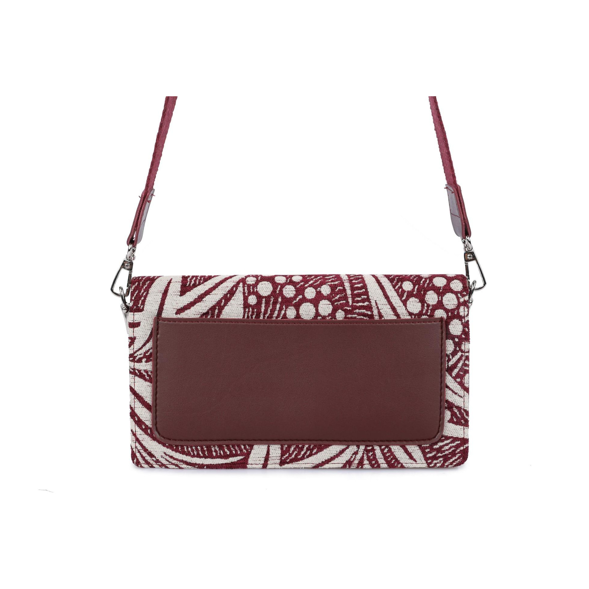 Laura Ashley Bolso para Mujer CRESTON-FLOWER-CLARET-RED