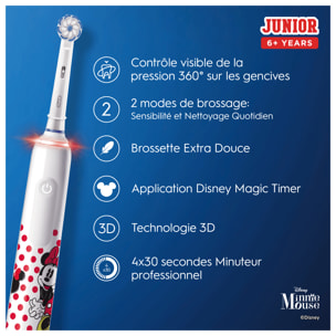 Oral-B Junior - Minnie Mouse - Brosse à dents électrique