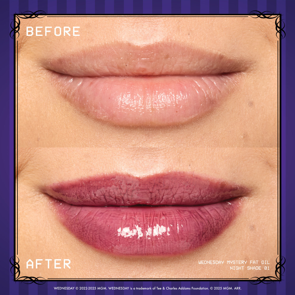 NYX Professional Makeup x Mercredi, Fat Oil Mystère, Nightshade