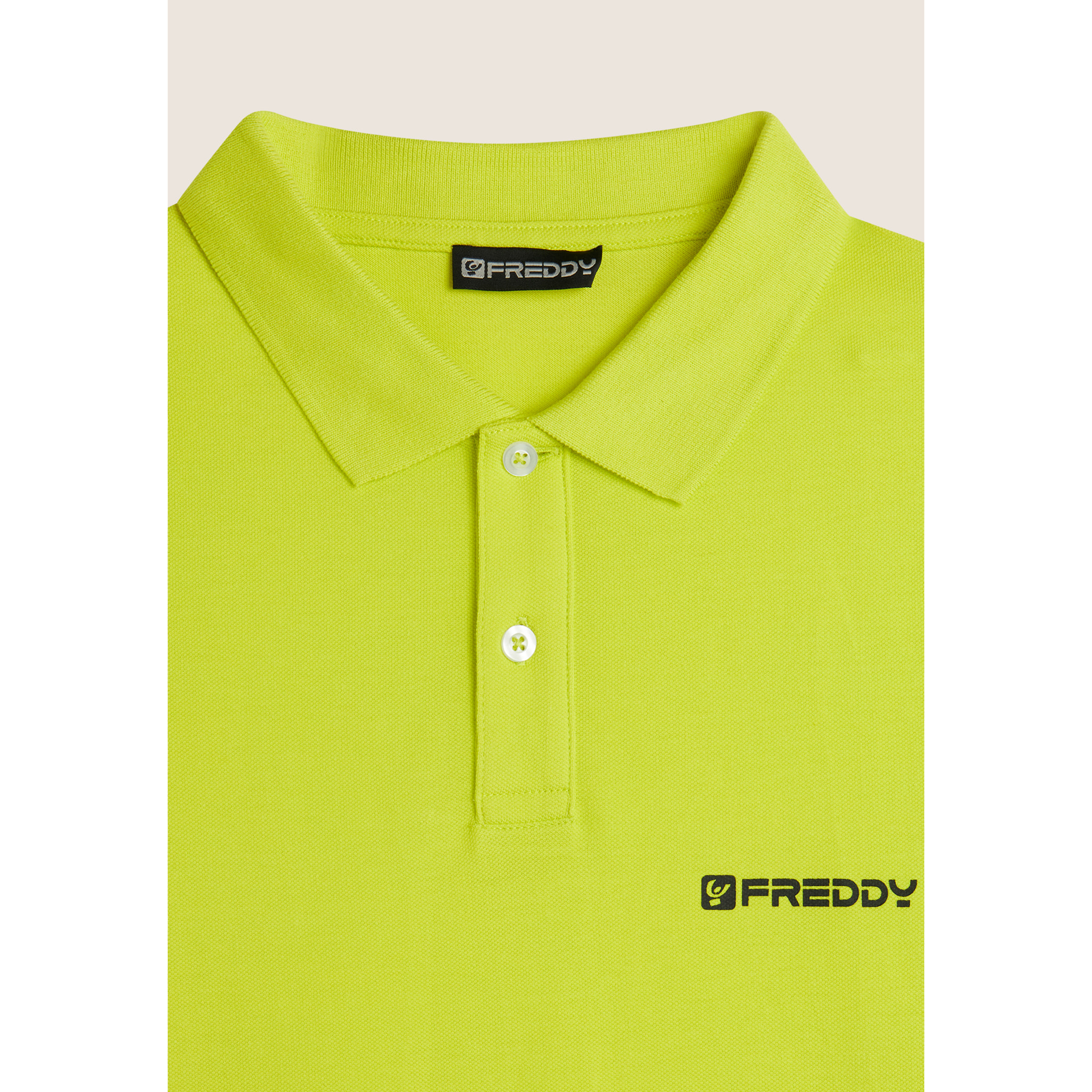 Polo manica corta da uomo design essenziale in cotone 100%