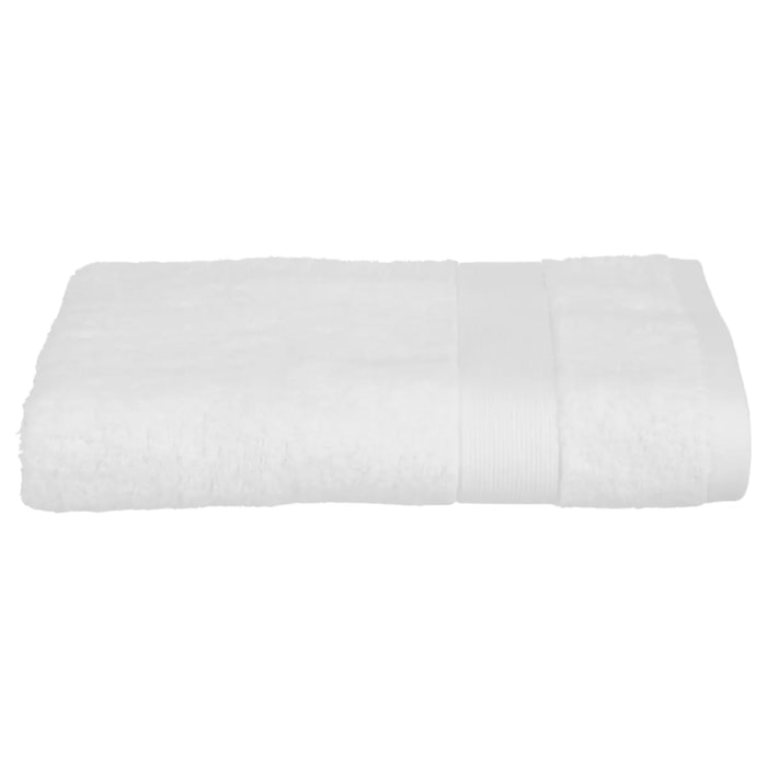 Drap de douche "Essentiel" - coton 450 gr/m² - blanc 70x130 cm