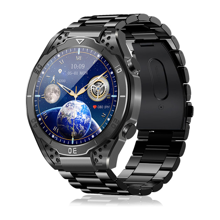 Smartwatch JA01. Monitor dell'acido urico e dei lipidi, monitoraggio della glicemia, elettrocardiogramma ECG, composizione corporea.