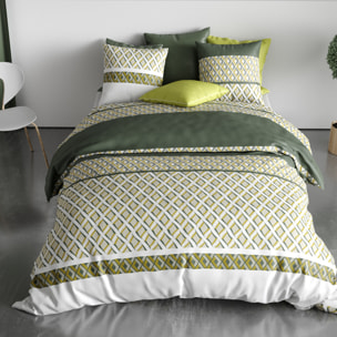 Parure Housse De Couette 3pcs 100% Coton 57 Fils Nayaa