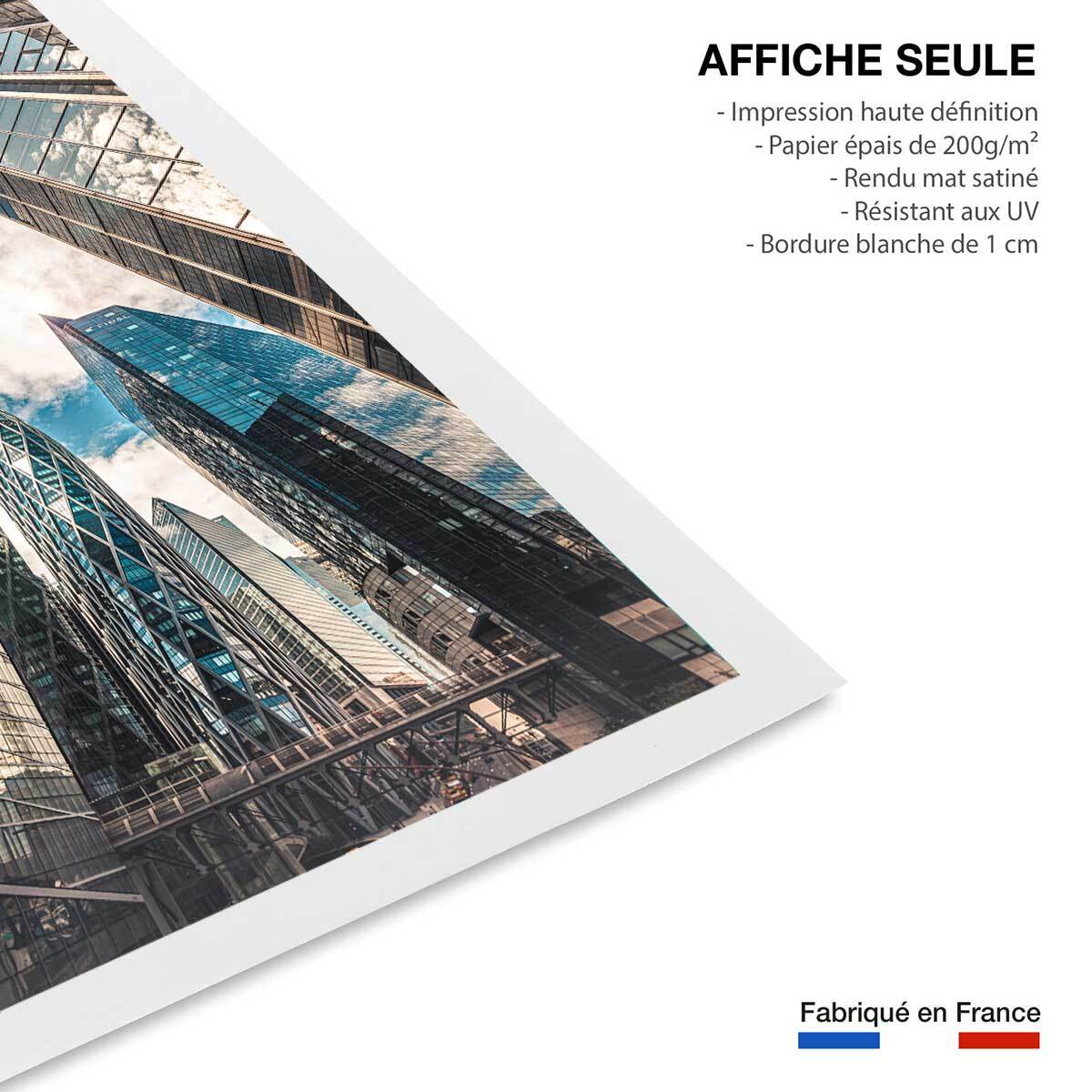 Affiche photo paris quartier la defense Affiche seule