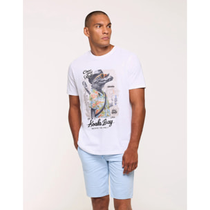 Camiseta Manga Corta Blanco - Nuberu