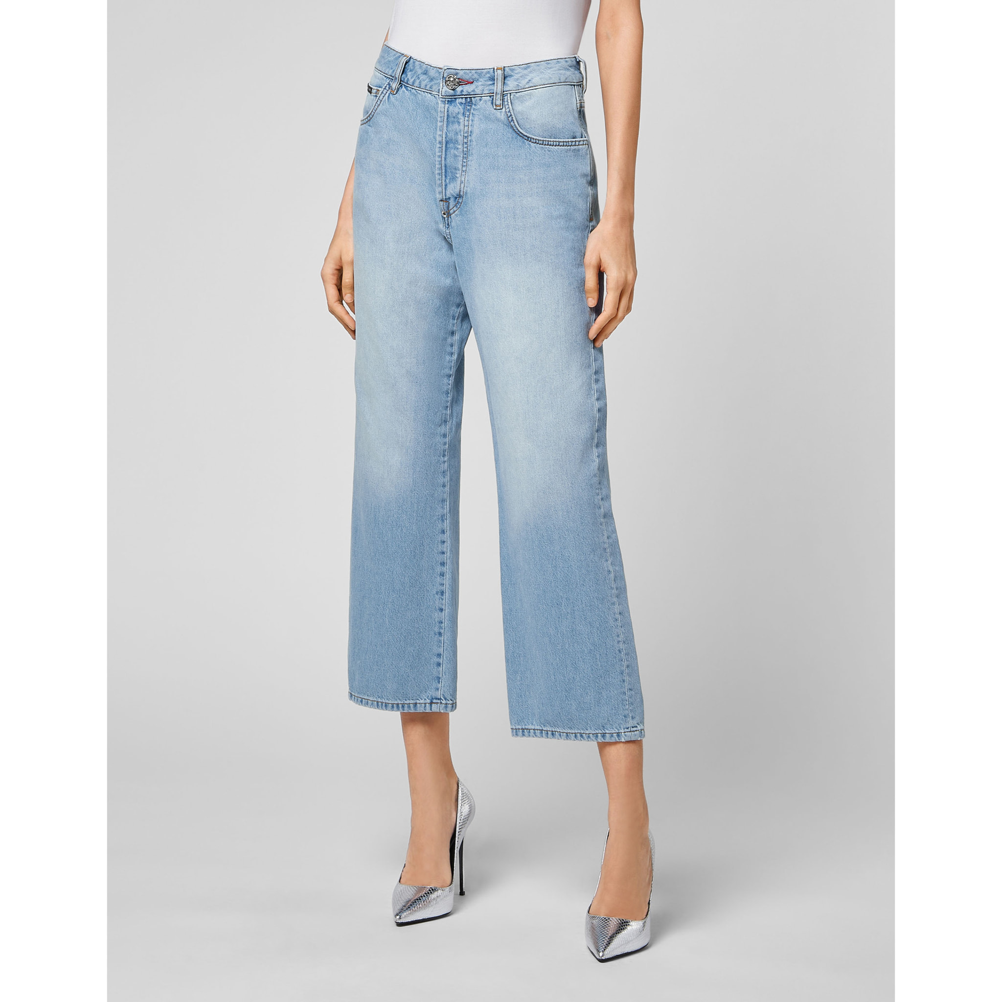 PHILIPP PLEIN Pantalones vaqueros Loose Fit ICONIC PLEIN