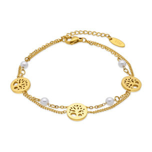 Pulsera Thive acabado oro amarillo 18k