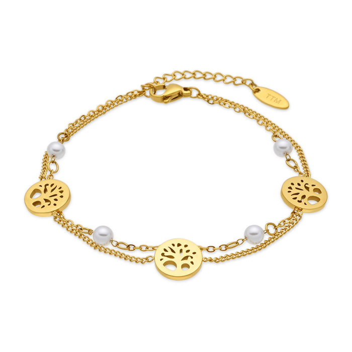 Pulsera Thive acabado oro amarillo 18k