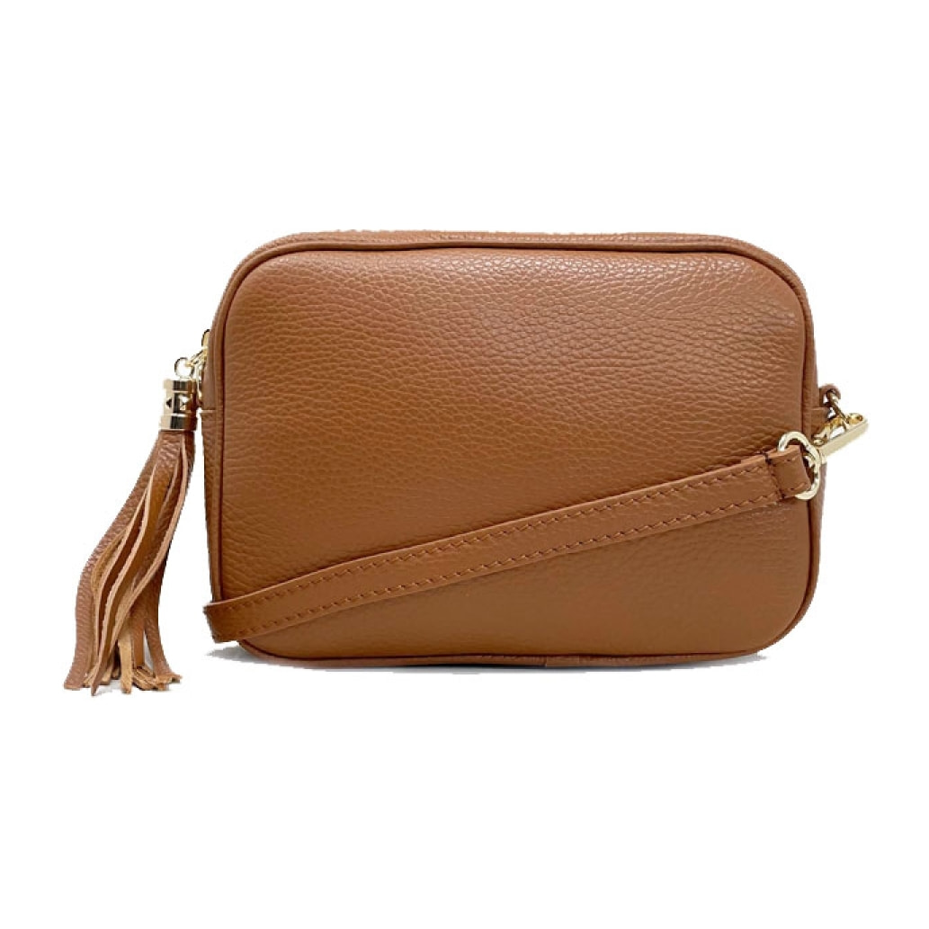 Chicca Borse Tracollina Clutch  Cuoio Scuro