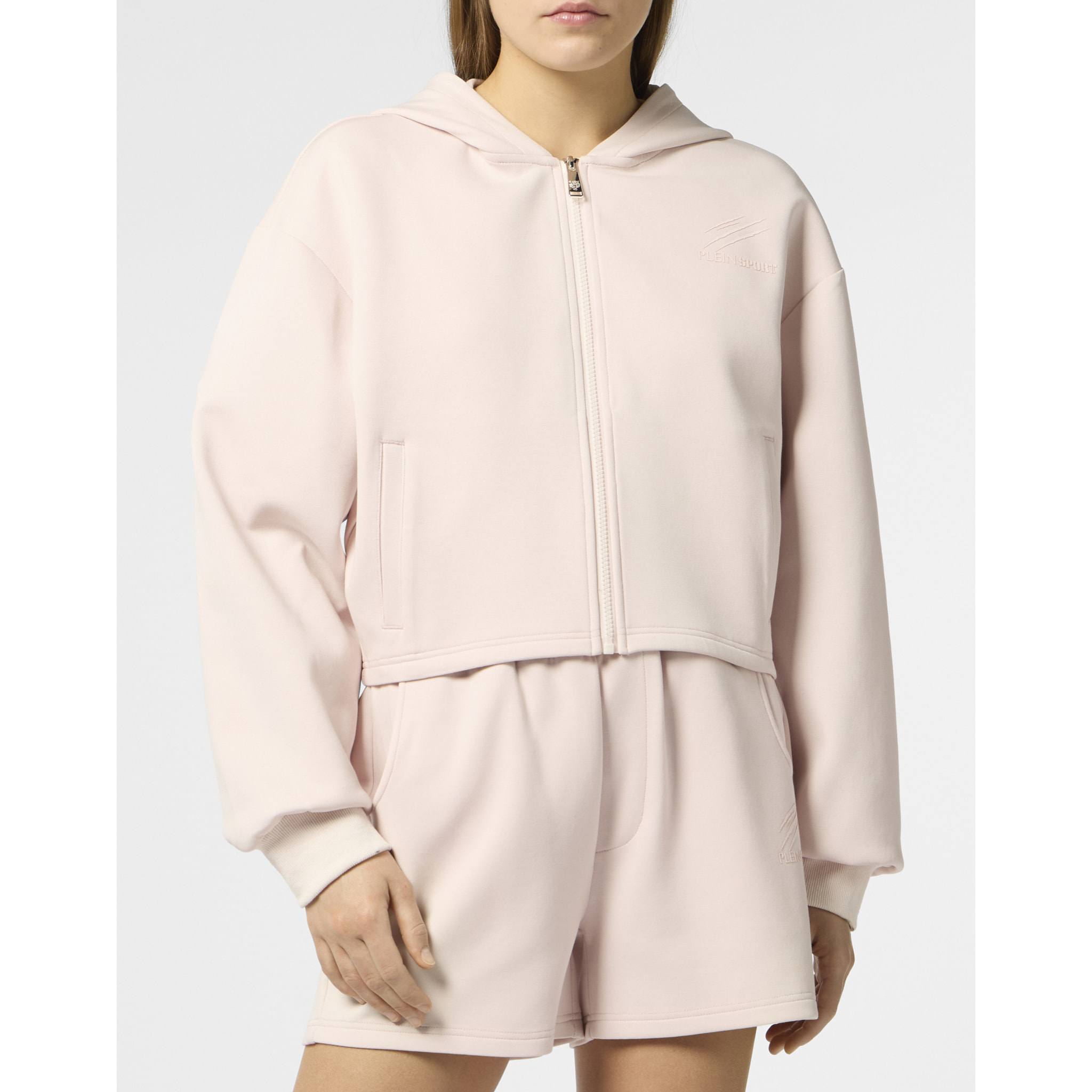 PLEIN SPORT Zip Hoodie Icon Scratch