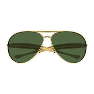 Gafas de Sol Bottega Veneta BV1305S-001 de Metal Unisex 64 mm
