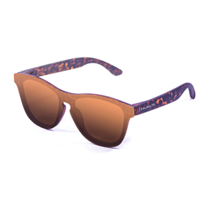 Gafas de sol PALO ALTO ISOLA - Marrón demi mate / Plana marrón degradado