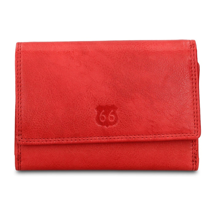 Portafoglio uomo in vera pelle - Modello Novara Lux - Casual - 15.0 x 10.0 x 3.0 cm