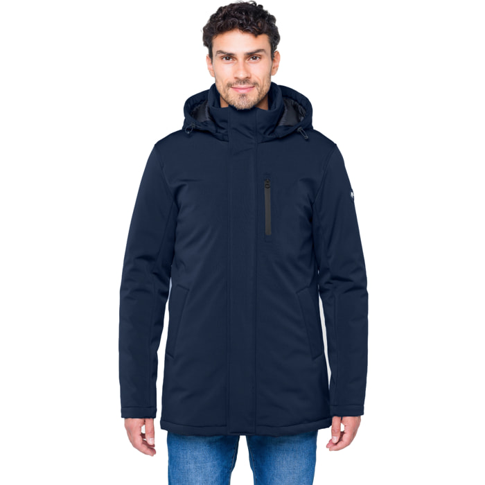 Giacca Hot Buttered termica impermeabile Nusakan blu navy.