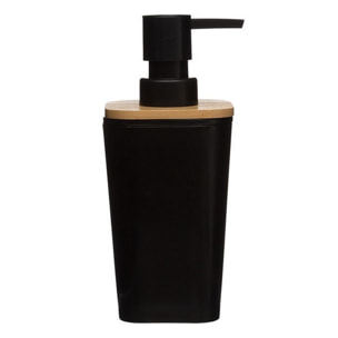 Dispensador de jabón negro natureo