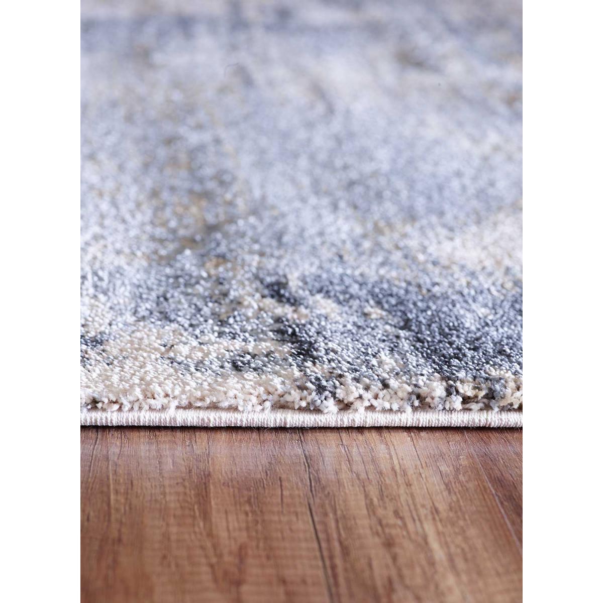 Tapis salon et chambre tissé motif faux uni GUJE