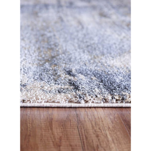 Tapis salon et chambre tissé motif faux uni GUJE