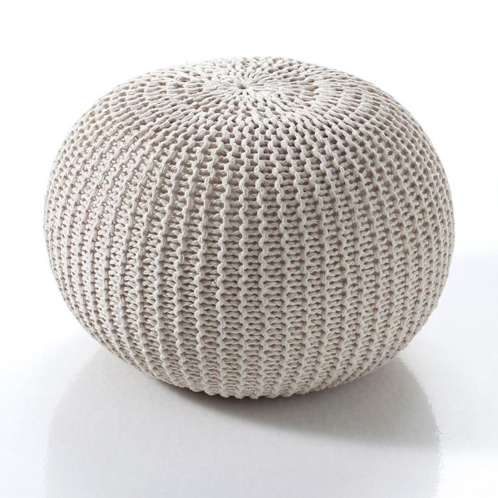 Tomasucci pouf COMME CRÈME Blanc