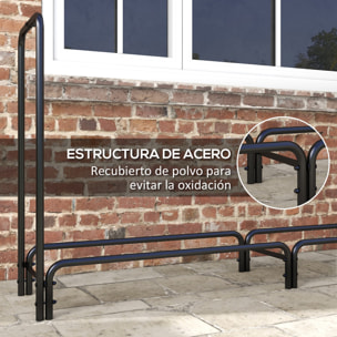 Soporte para Leña con Cubierta Estante de Leña Leñero de Metal Ajustable con Estante para Interior y Exterior Carga 200kg 200x36x99 cm Verde Oscuro y Negro