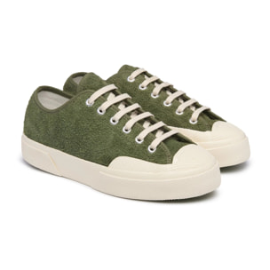 Le Superga Uomo Donna Verde 2432 Works Hairy Suede