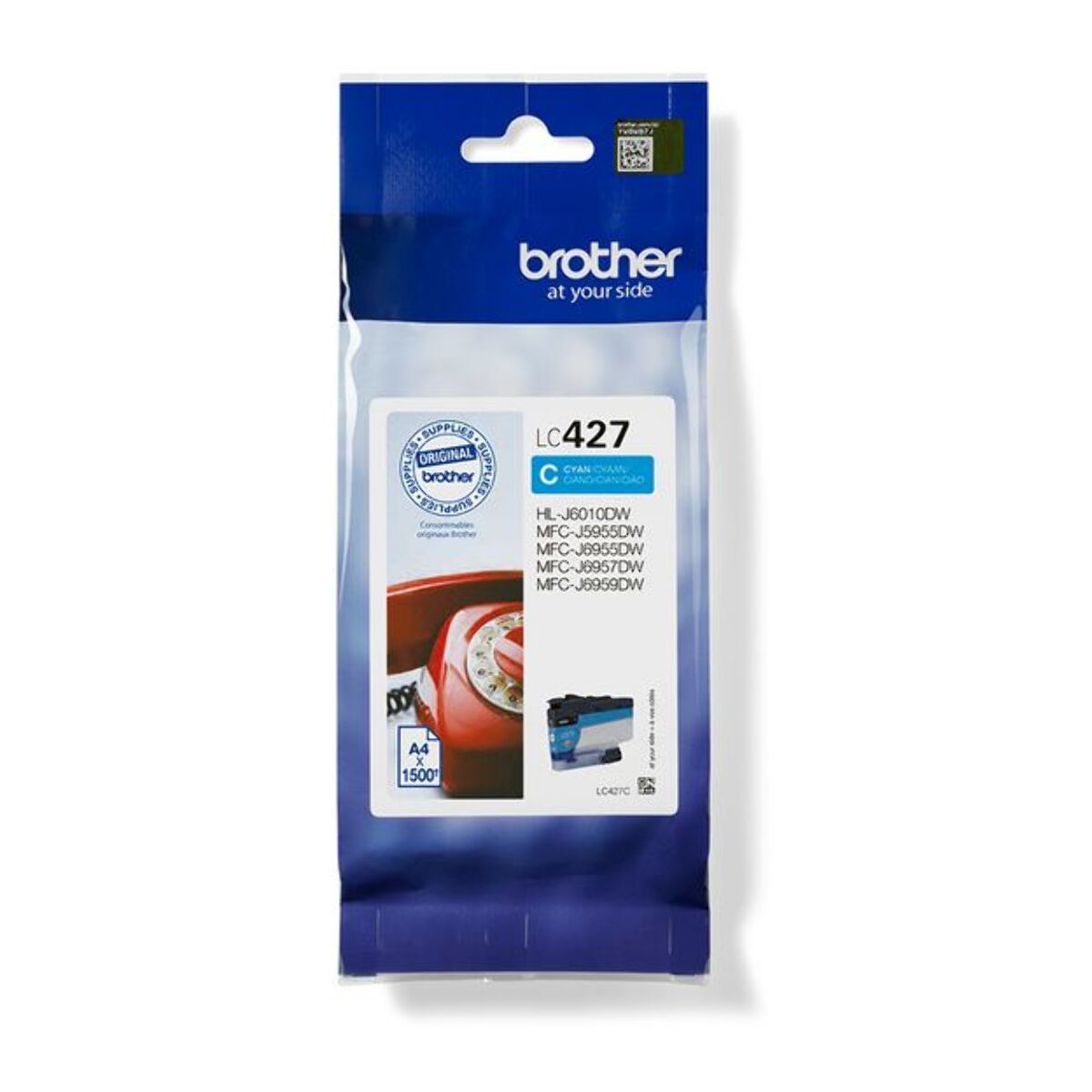 Cartouche d'encre BROTHER Originale LC427 Cyan Standard - LC427C