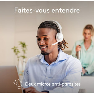 Micro-casque LOGITECH Zone Wireless 2 OFF WHITE