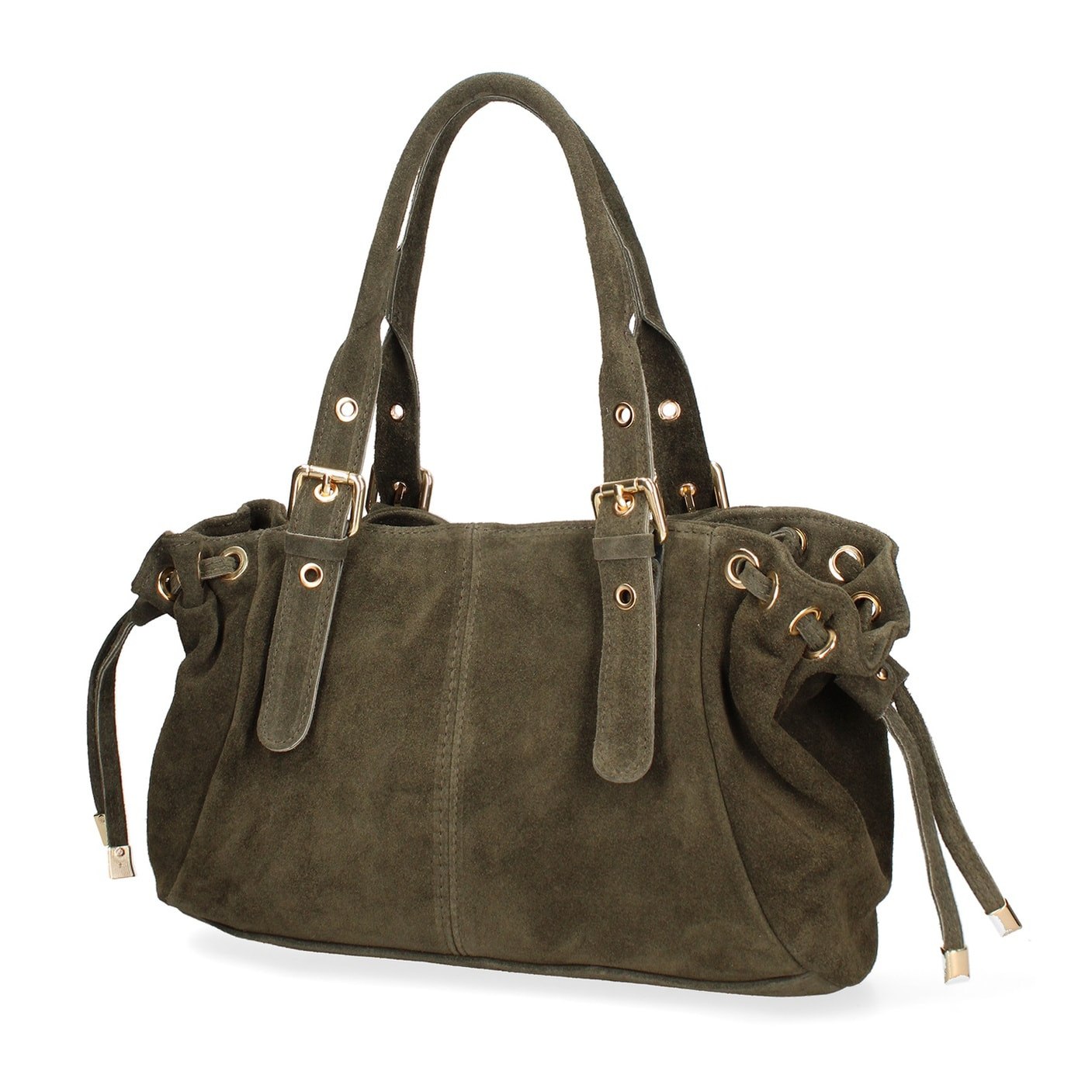 Borsa a mano da donna Made in Italy - Modello Lumena Lux - 100% pelle - 20.0 x 21.0 x 33.0 cm