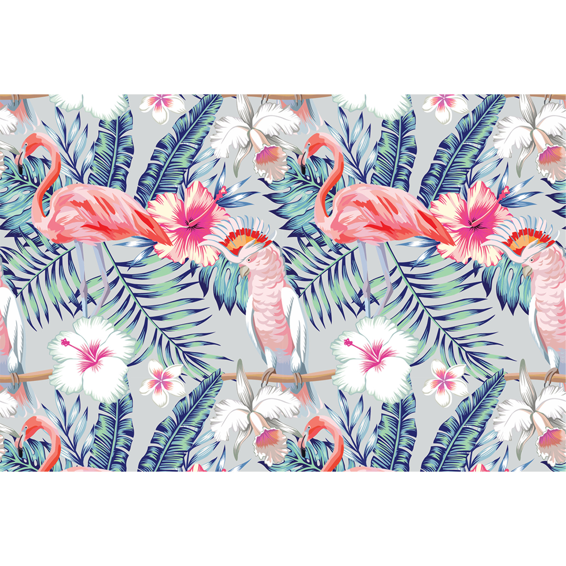 Sticker meuble tropical emerea 60 x 90 cm