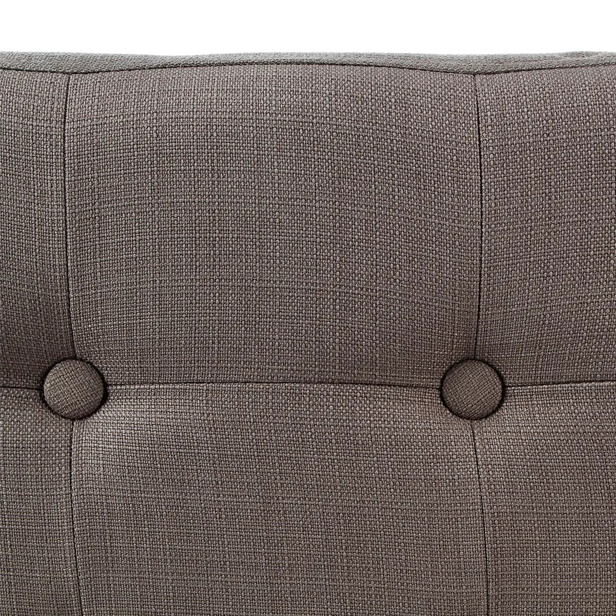 Pouf pliant double "Lysandre" gris