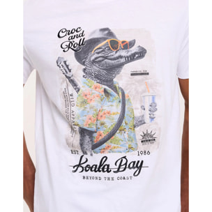 Camiseta Manga Corta Blanco - Nuberu