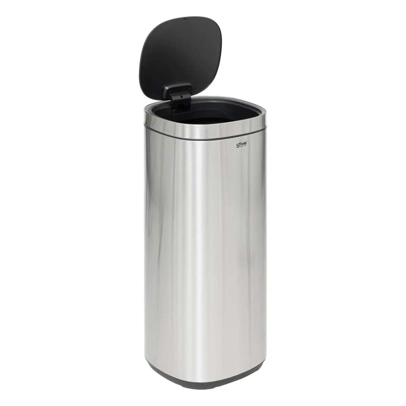 Poubelle en métal gris 50L