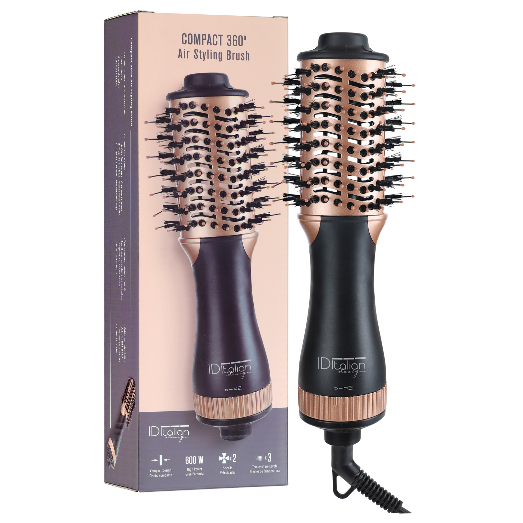 Compact 360º Air Styling Brush Brosse Modelante à Air Compacte