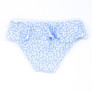 Culetín flor azul celeste.