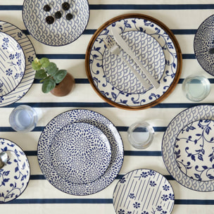 Service de table 12 pièces Mizu bleu