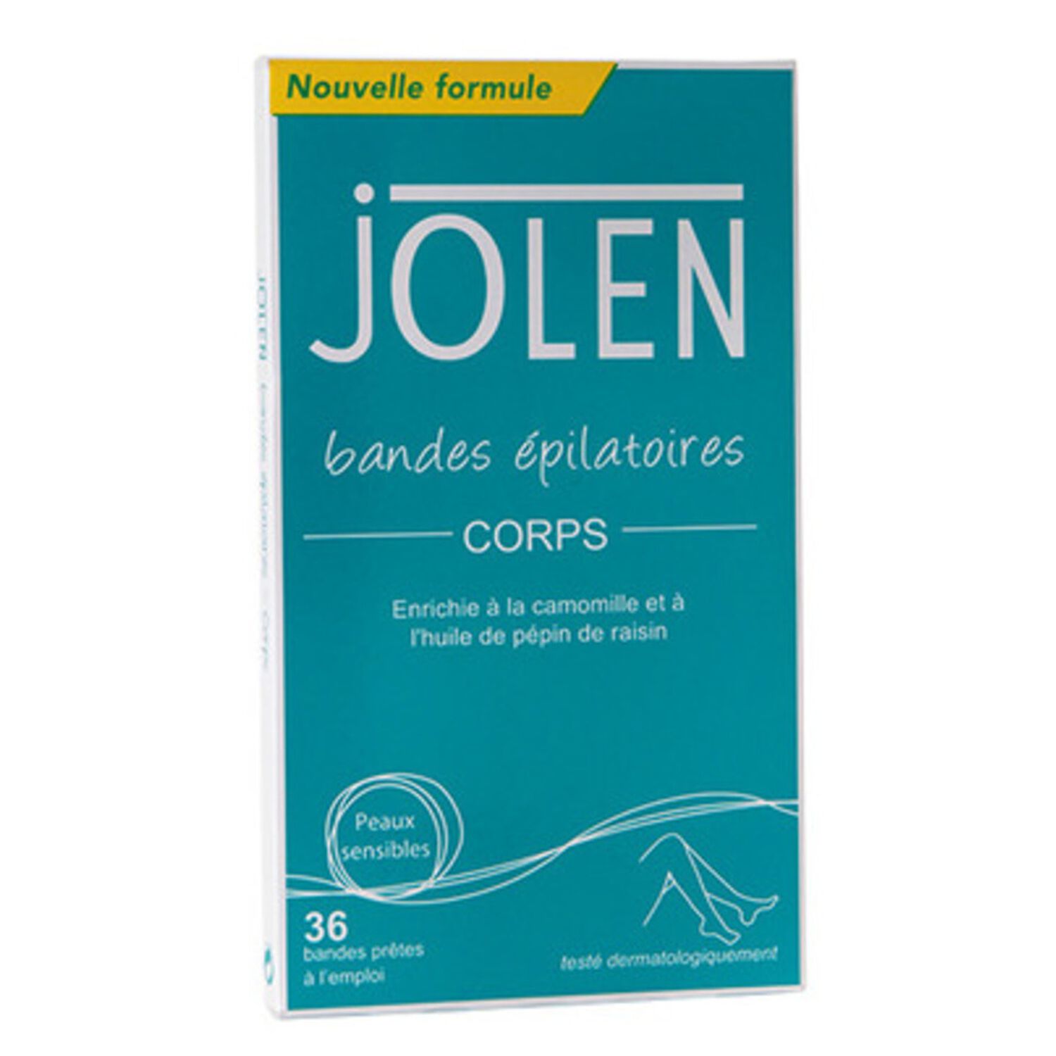 Bandes Épilatoires Corps - 36 Doubles Bandes