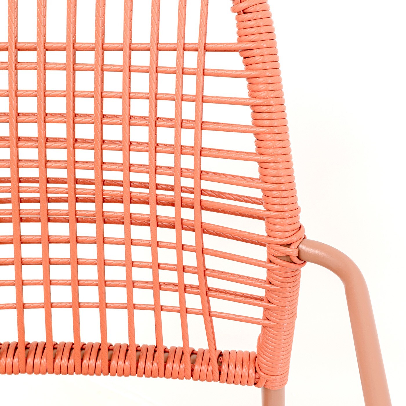 Chaise de jardin avec accoudoirs Madagascar rouge Kare Design