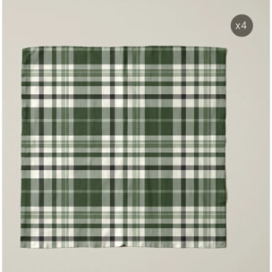 Lot de 4 serviettes Davis Green