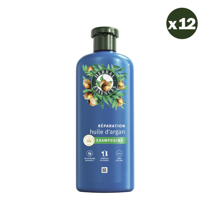 12 Shampoings Réparation 250ml - Herbal Essences