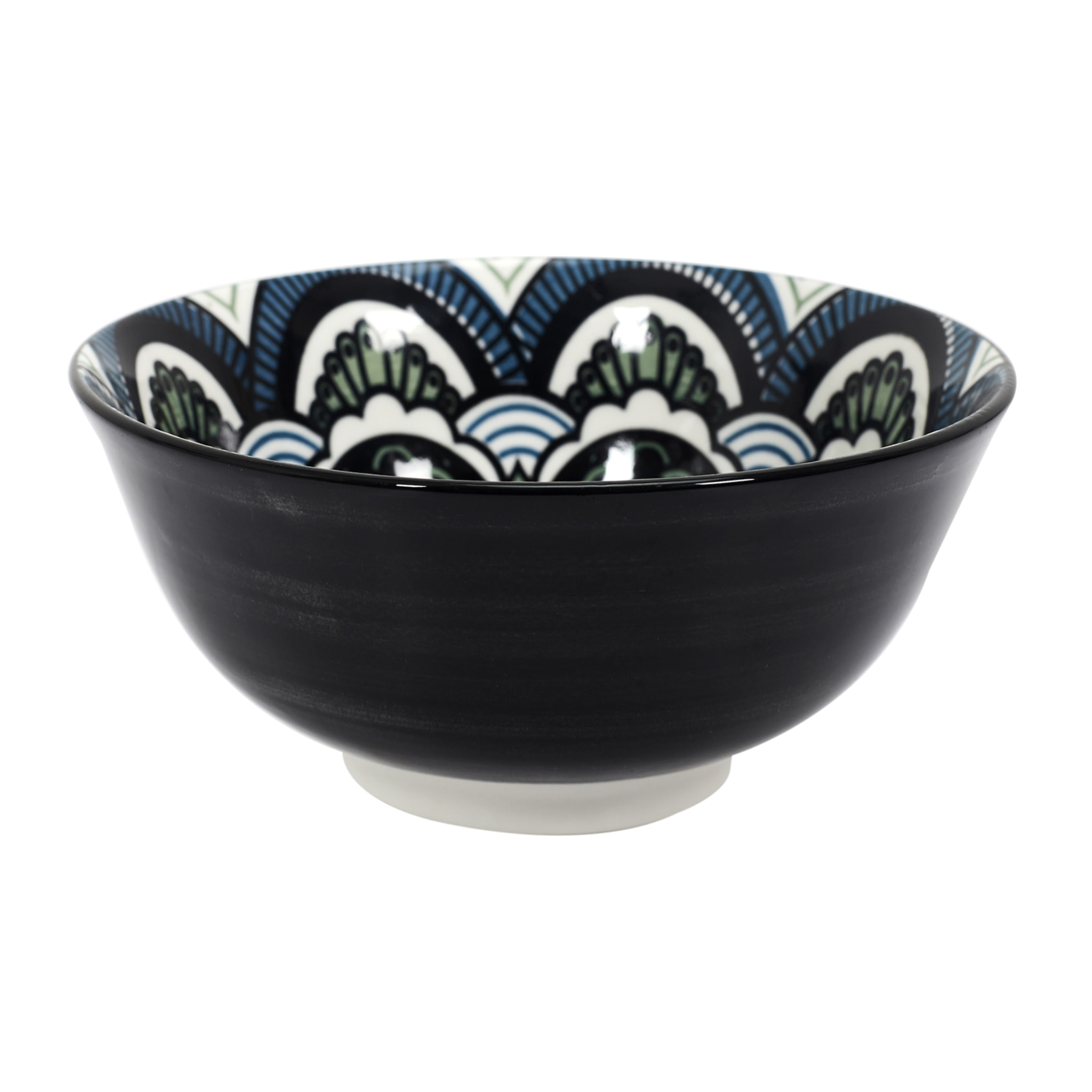 Coupelle Mandala Bleu D15cm8