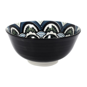 Coupelle Mandala Bleu D15cm8