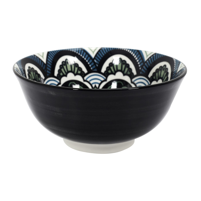 Coupelle Mandala Bleu D15cm8