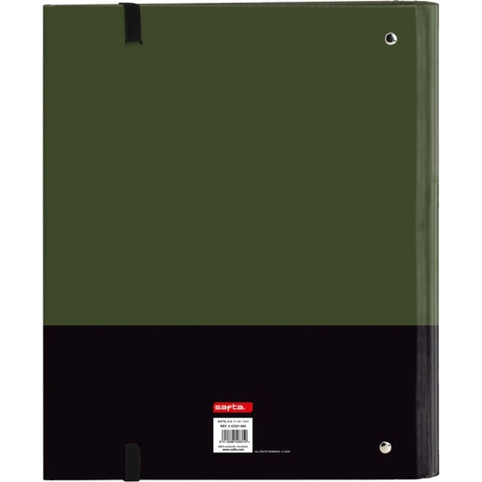 Carpeta 4 anillas 35mm c/recambio safta "dark forest"
