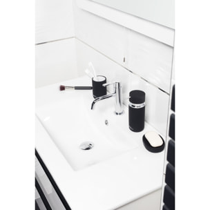 Infinitio Porte savon en céramique, Noir mat (SATDINFI39CE)