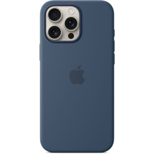 Coque APPLE iPhone 16 Pro Max Denim MagSafe silic