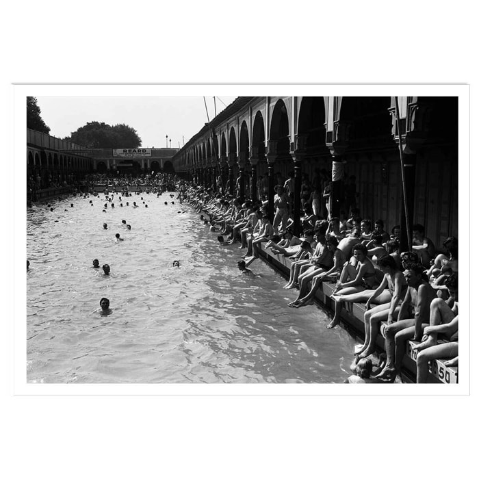 Affiche photo ancienne Piscine Deligny - Paris Affiche seule