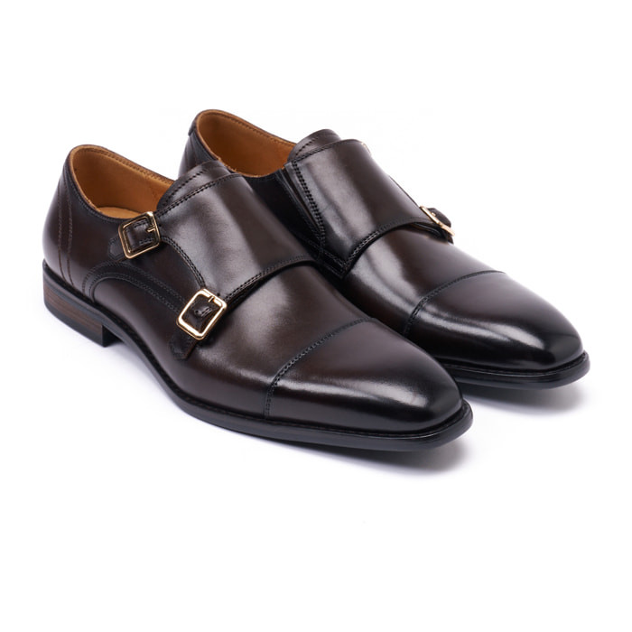 Monk strap British Passport Testa di Moro