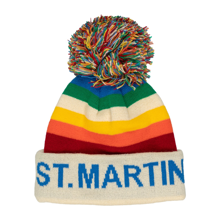 Cappello pompon con logo