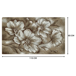 Tappeto Jacquard Ideale Salotto Camera Ingresso Made In Italy Antiscivolo, Lavabile, Morbido Disegno Asturia Fango By Suardi