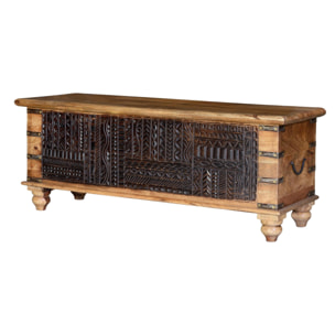 Baúl - madera de mango - 45x116x40cm